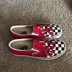 Red Flame Vans